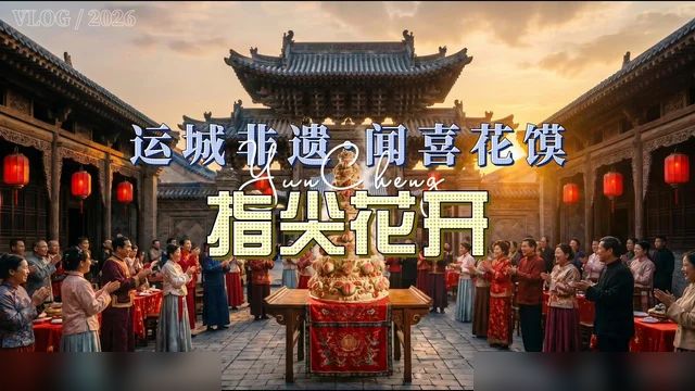 🪷指尖花开 | 运城闻喜花馍非遗AI短片