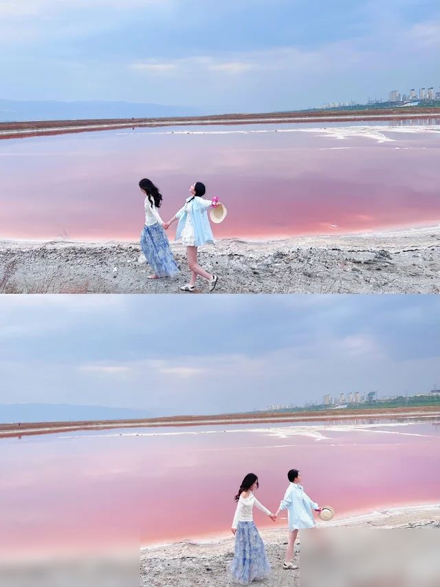 山西运城｜🎨绝美的粉色盐湖终于被我找到了