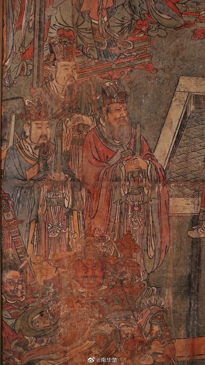 稷益庙·明代壁画捕蝗图