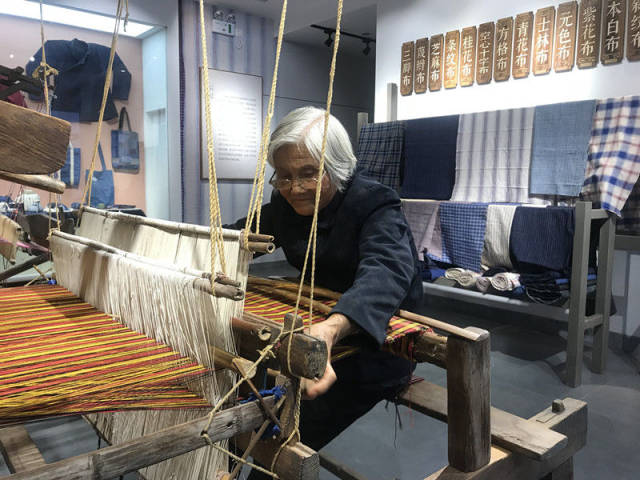 河东土布织造展馆