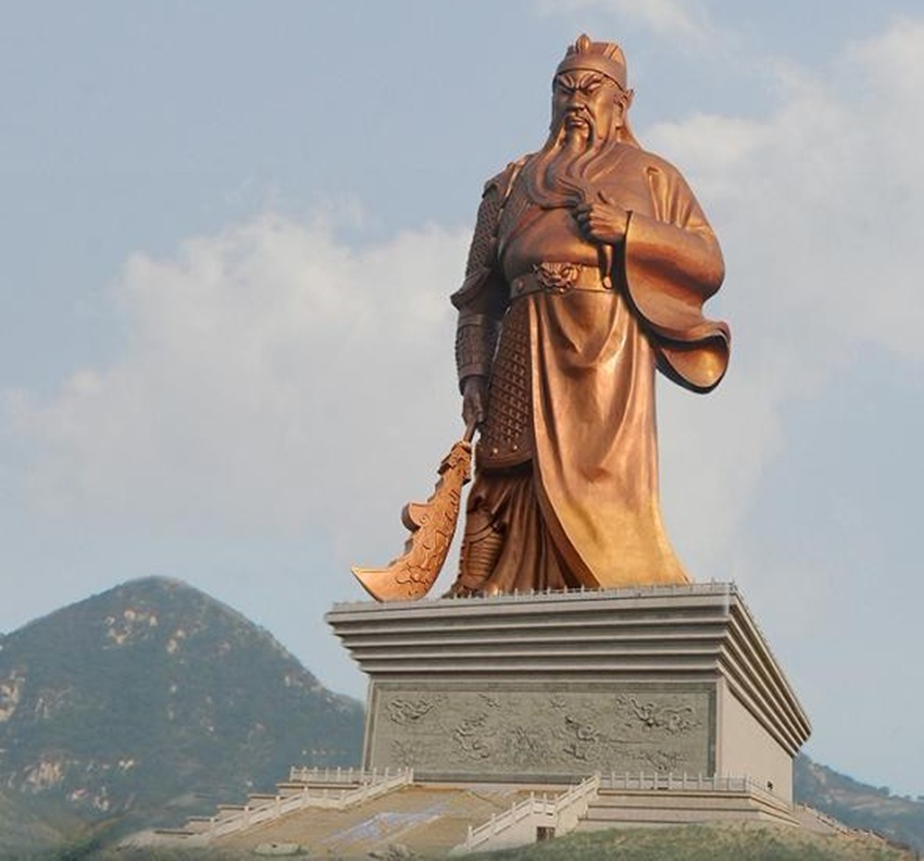 关公圣像·旱地拔葱