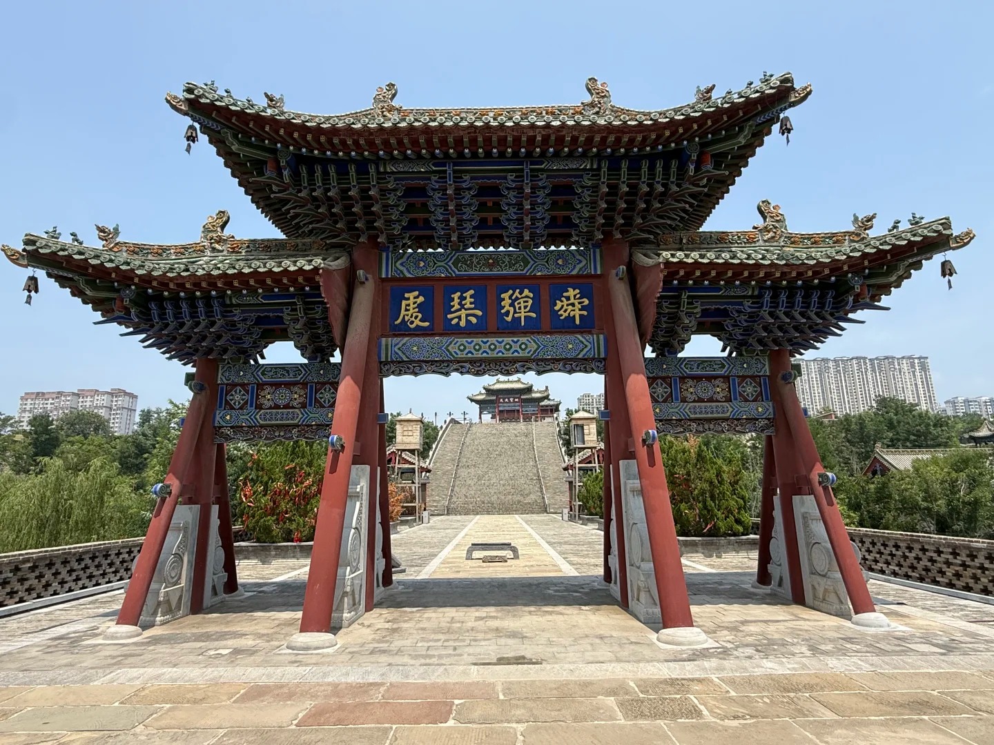 盐池神庙·红墙树影 样张 9